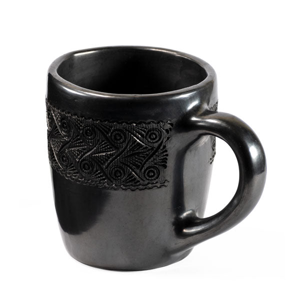Barro Negro Carved Mug by Taller Llerys - UK loves MEX