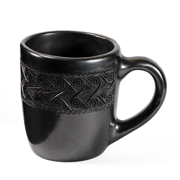 Barro Negro Carved Mug by Taller Llerys - UK loves MEX