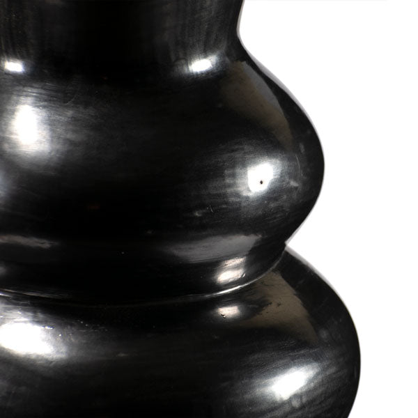 Barro Negro Modern Double Ring Vase by Taller Llerys - UK loves MEX