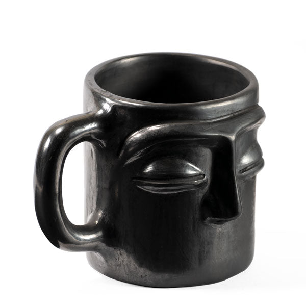 Barro Negro Thinking Face Mug by Taller Llerys - UK loves MEX