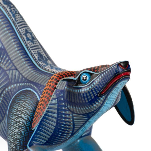 Beautiful Handcrafted Alebrije Xoloitzcuintli by Nicolas Morales & Laura Jimenez - UK loves MEX