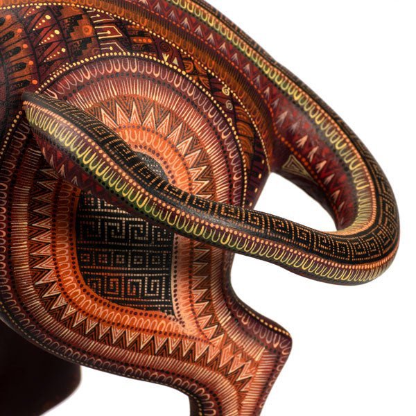 Exquisite Handcrafted Alebrije Bull by Saul Aragon Ramirez - UK loves MEX