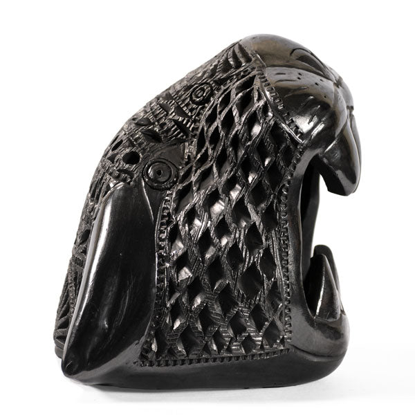 Large Barro Negro Jaguar Ornament by Taller Llerys - UK loves MEX