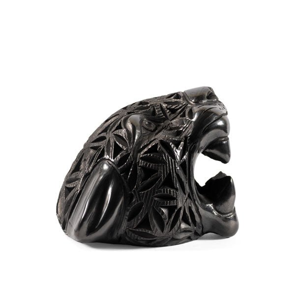 Small Barro Negro Jaguar Ornament by Taller Llerys - UK loves MEX