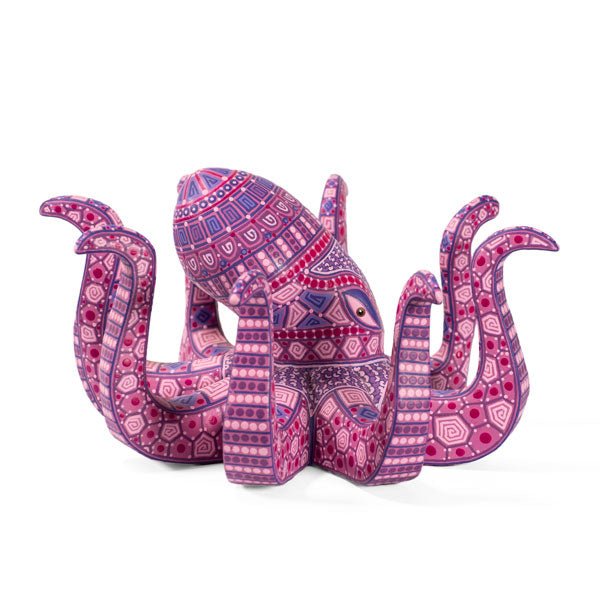 Stunning Handcrafted Alebrije Octopus by Saul Aragon Ramirez - UK loves MEX