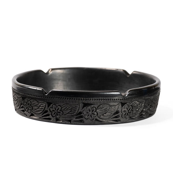 Barro Negro Floral Ashtray by Taller Llerys