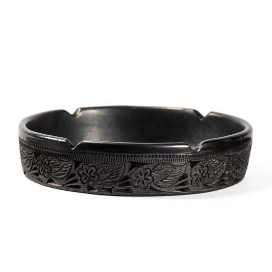 Barro Negro Floral Ashtray by Taller Llerys