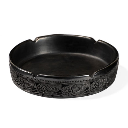 Barro Negro Floral Ashtray by Taller Llerys