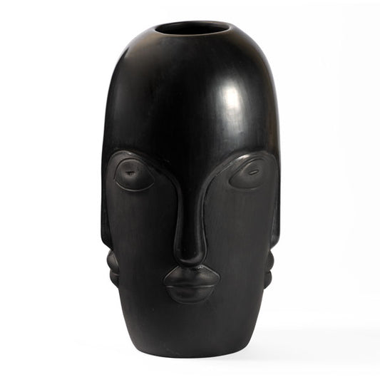 Barro Negro Face Vase by Taller Llerys