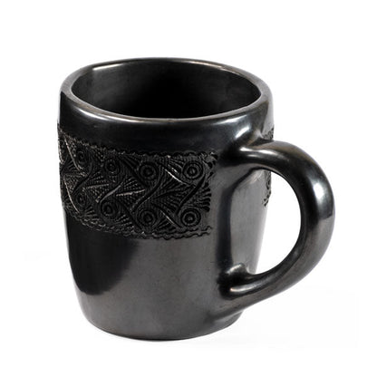 Barro Negro Carved Mug by Taller Llerys - UK loves MEX
