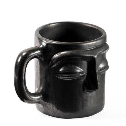 Barro Negro Thinking Face Mug by Taller Llerys - UK loves MEX