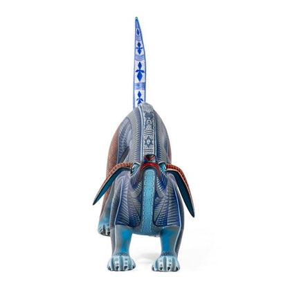 Beautiful Handcrafted Alebrije Xoloitzcuintli by Nicolas Morales & Laura Jimenez - UK loves MEX