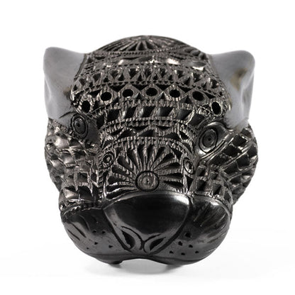 Large Barro Negro Jaguar Ornament by Taller Llerys - UK loves MEX