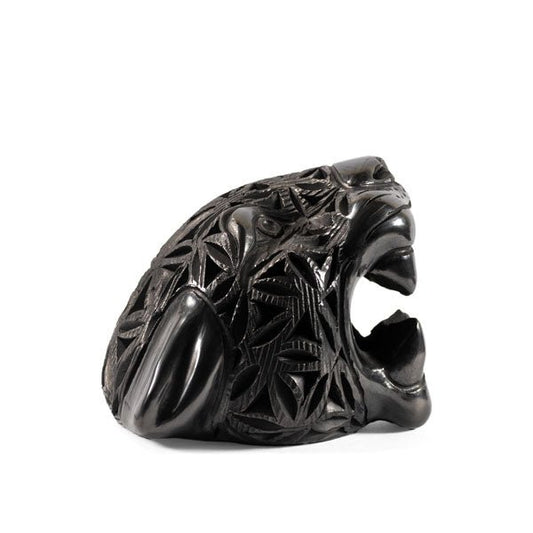 Small Barro Negro Jaguar Ornament by Taller Llerys - UK loves MEX
